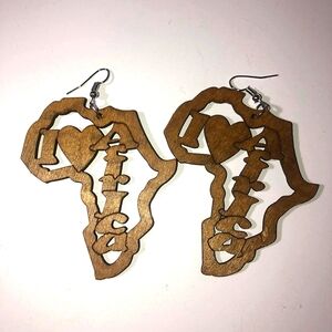 Wooden earrings